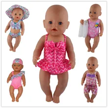 1 Pairs Bikini Doll Clothes Wear fit 43cm Baby Born zapf Children best Birthday Gift