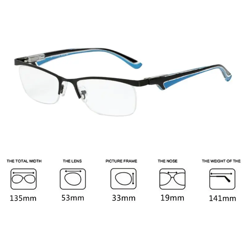 

1PC Men Women Fashion Reading Glasses Anti-fatigue PC Lens Presbyopia Glasses