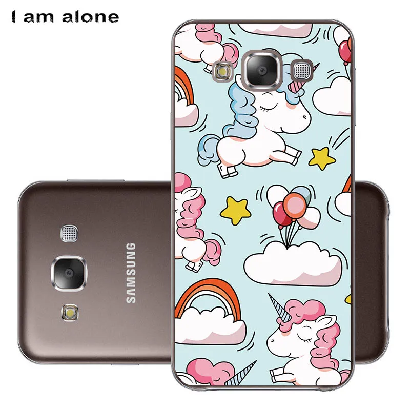 Чехлы для телефонов I am alone для samsung Galaxy E5 E500, 5,0 дюймов, жесткие пластиковые чехлы для мобильных телефонов, Модные цветные сумки - Цвет: PC HH75