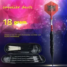 3 шт./лот Cavalier Профессиональный 20 г уровень конкуренции Киль красный Электронная Мягкая стрела для Дартса комплект игровой Обучающий набор безопасности