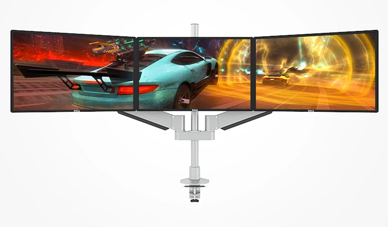 Hyvarwey M2037 Desktop Triple Monitor Holder