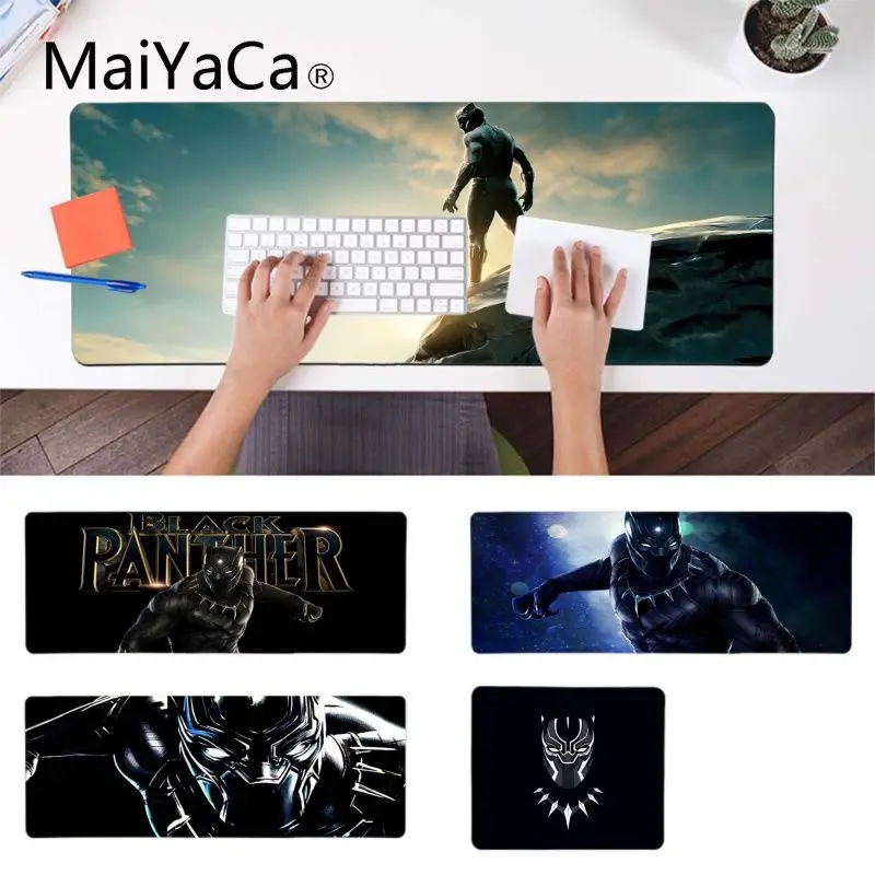 

MaiYaCa Cool New Black Panther Marvel Comfort Mouse Mat Gaming Mousepad Durable Rubber Mouse Mat Pad