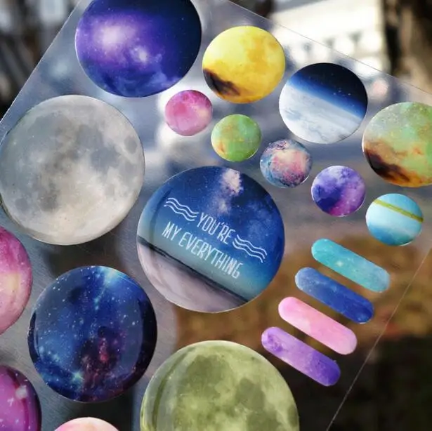 3D You are My Space Decorative Stickers Diary Sticker Scrapbook Decoration PVC Stationery DIY