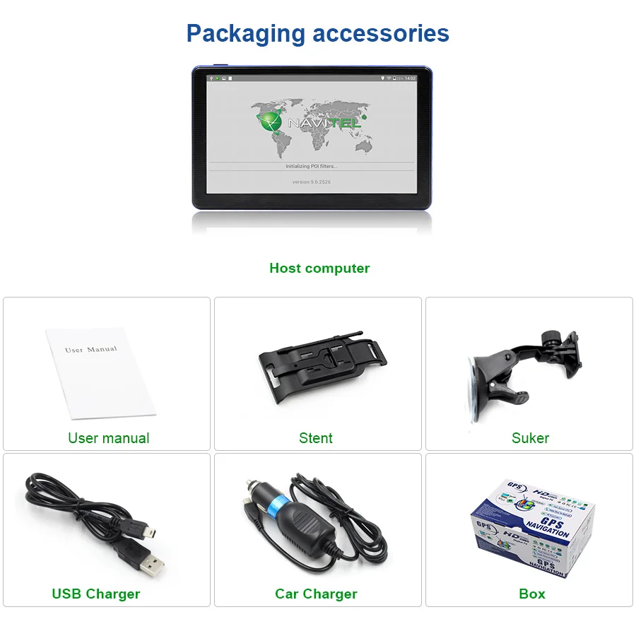 TOPSOURCE 7 ''грузовик автомобиль gps навигации Win CE 6 0 8 ГБ AVIN Bluetooth емкостный экран