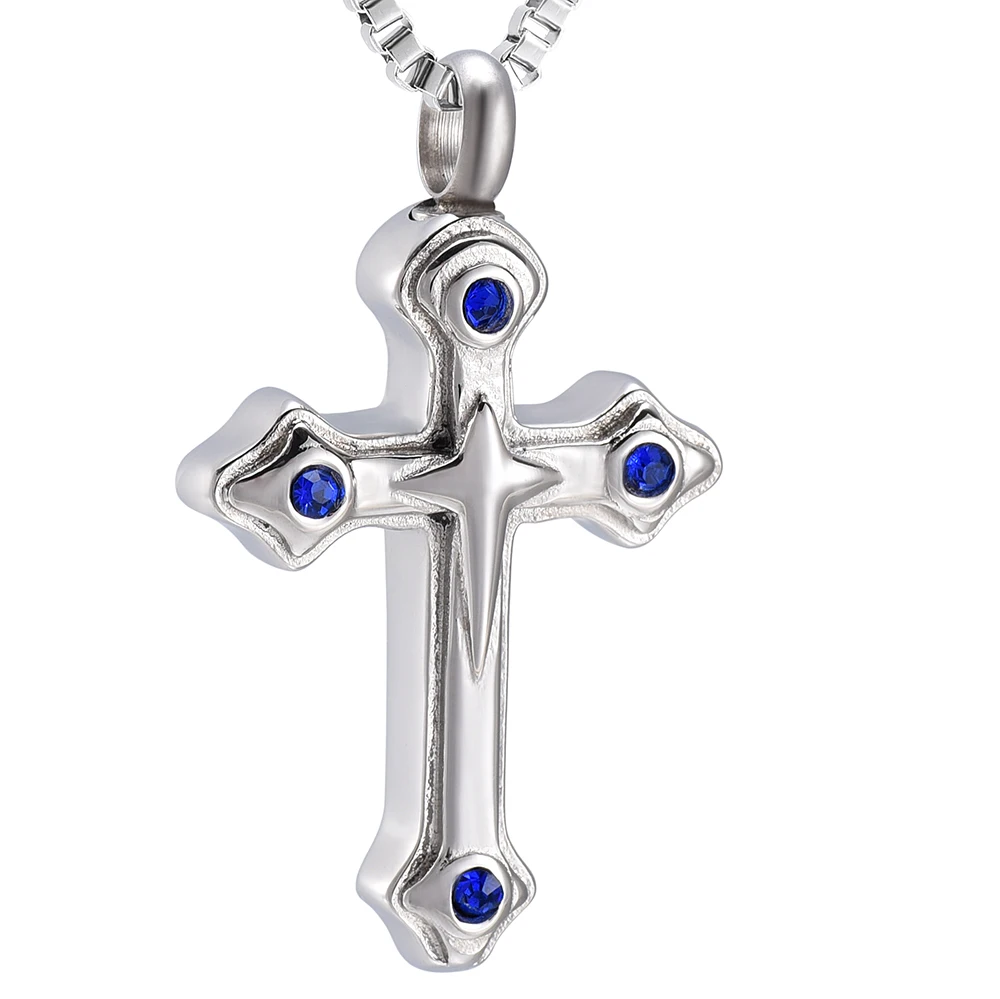 Newest Cross Urn Necklace for Ashes Keepsake Memorial Urns Pendant