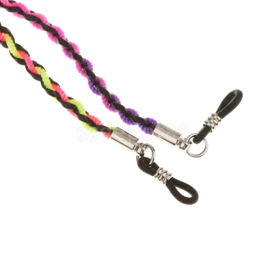2PCS Eyeglass Reading Glasses Spectacles Neck Cord Strap Chain Cord Lanyard Retainer Holder for Outdoor Sports
