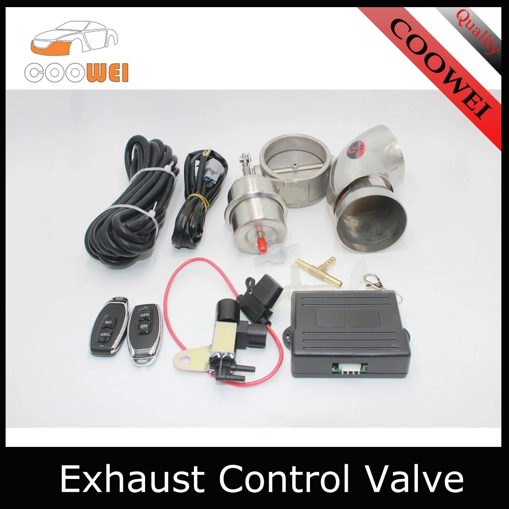 2.5''inch Exhaust Control Valve With Remote Control Car Stainless