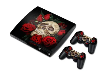 

Accessories Roses and skeletons Design Pattern Print for Playstation 3 / forPS3 Slim Vinyl Decal Sticker Skin TN-P3Slim-5031