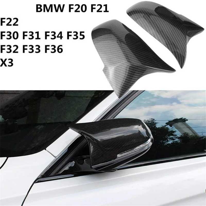 

1 Pair Rearview Mirror Cover Cap ABS for BMW Series 1 2 3 4 X M 220i 328i 420i F20 F21 F22 F23 F30 F32 F33 F36 X1 F87 E84 X1 M2