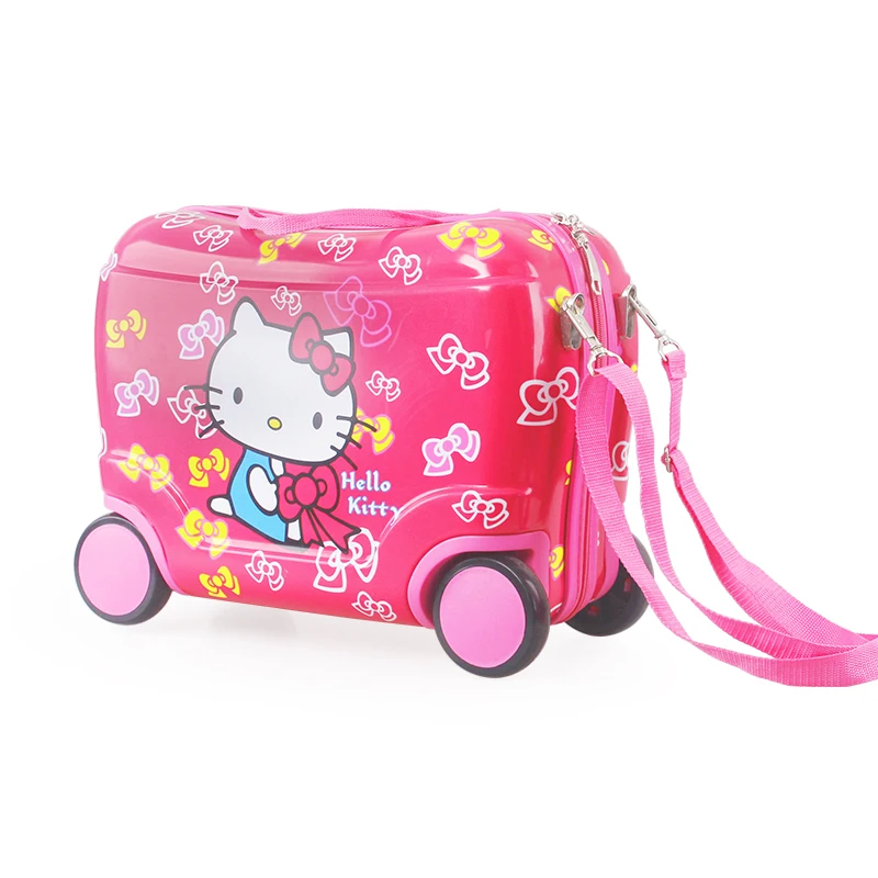 

Kid 's Trolley Luggage suitcase on Wheels Kid's Ride on the suitcase Rolling Suitcase For boy Boarding Pulling Cases For girls