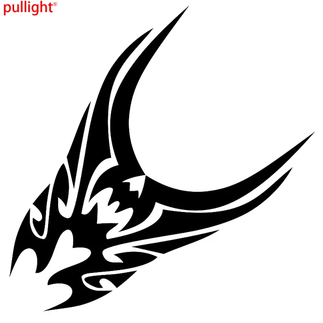 Car Tribal Flames Hood decals Vinyl Graphics stickers