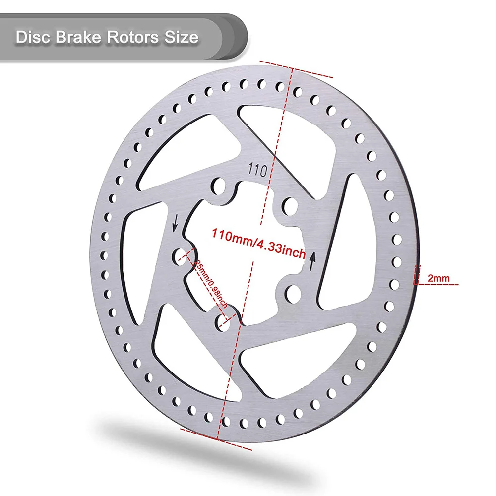 Электрический скутер тормозной диск запасная часть 110 мм для Xiaomi M365 120 мм для Xiaomi M365 Pro Аксессуары для велосипеда тормозной диск