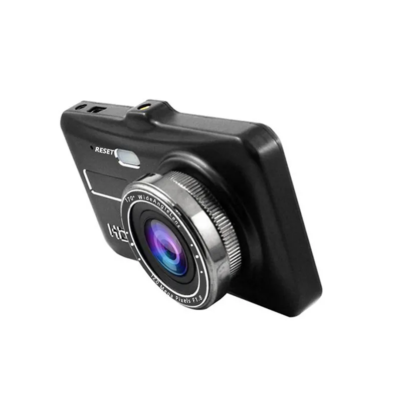 Автомобильная камера безопасности 4 дюйма 1080P 170 градусов g-сенсор Dash Cam Двойной Объектив Передняя Задняя двойная камера заднего вида изображения T2006
