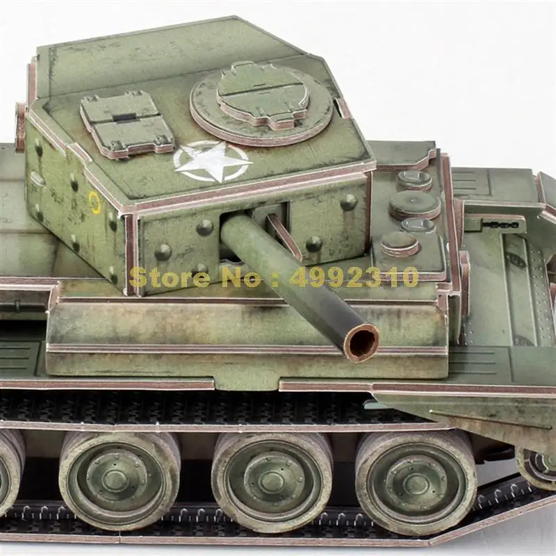 157 штук военный cromwell tank diy 3d бумажные Пазлы Модель игрушка|Пазлы| |