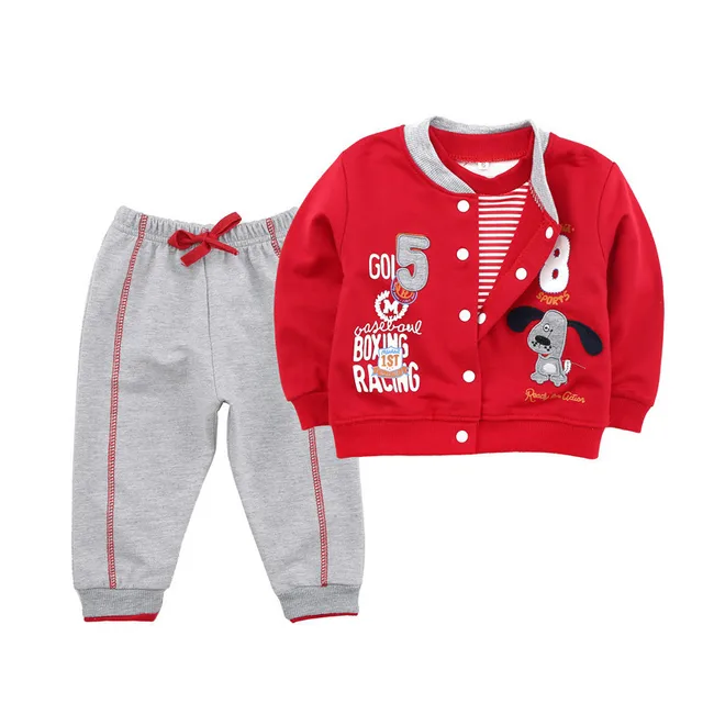 Spring Autumn Winter 6 24 Month Old Baby Girl Cotton Clothes 3pcs