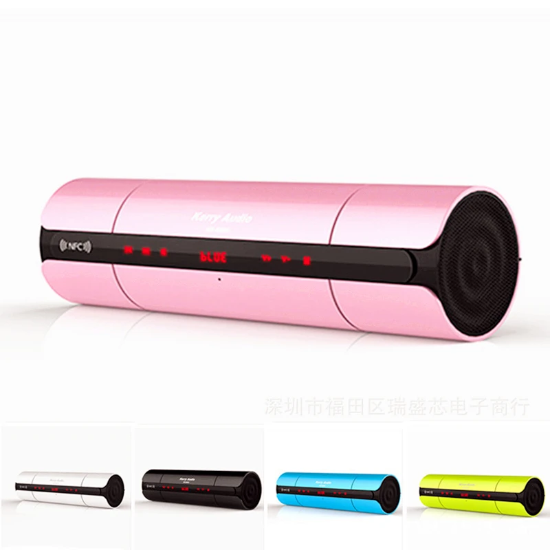 

KR8800 Portable wireless Bluetooth Speaker Subwoofer HIFI NFC Speaker Stereo Amplifier altavoz with mic FM Radio free Spain