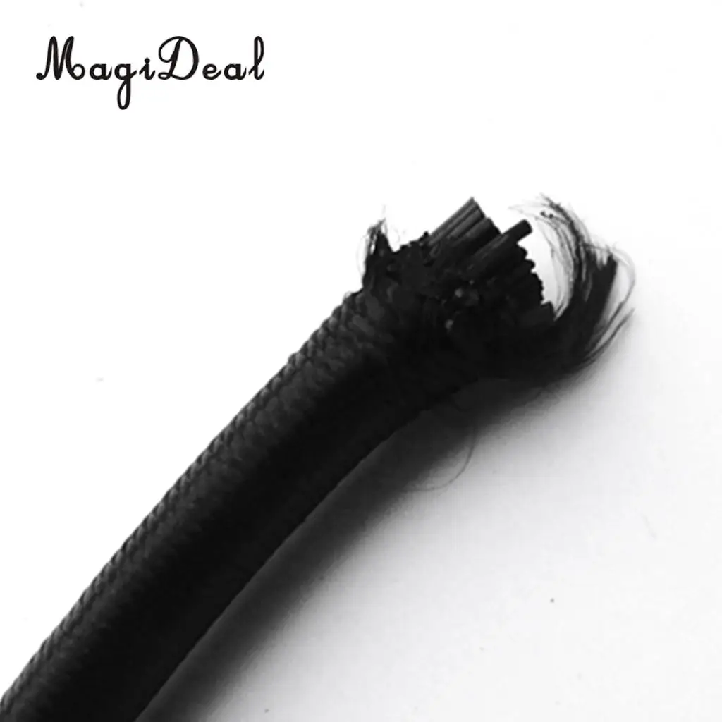 MagiDeal 8mm 1/3/5/10m Black Durable Strong Elastic Bungee Rope UV Sun Protection Shock Cord Tie Down Boats Trailers Roof Rack