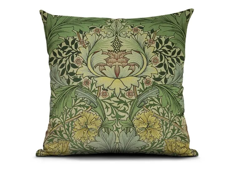 Sweetenlife Plant&Animals Pattern Chair Cushion 20in X 20in Retro Pillow Cover Light Linen Material Throw Pillow Case Wholesale - Цвет: PF-305