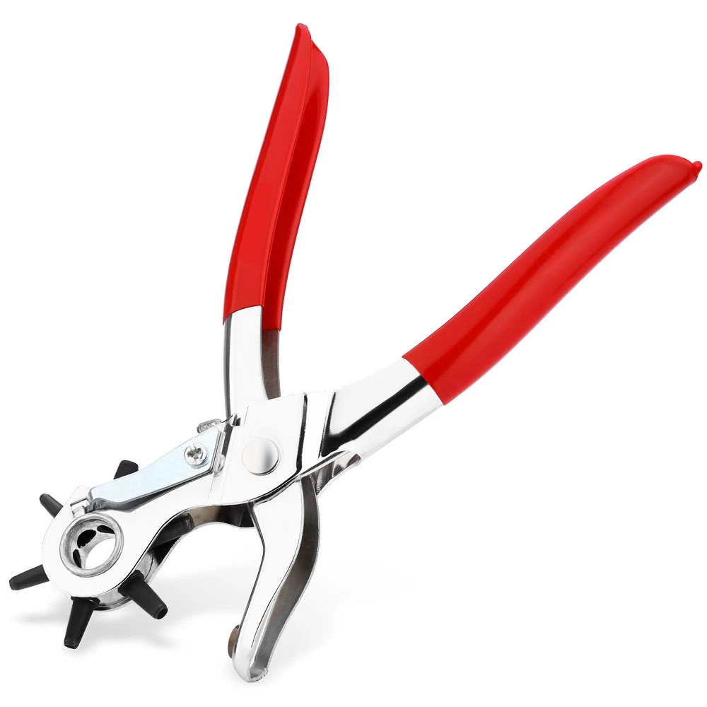 Prix pour Polyvalent Rotatif Trou Poinçon Pince avec Poignée En Caoutchouc pour Ceinture En Cuir Montre Bande Renouvelable Perforation Pinces Outils De Réparation Prix pour Polyvalent Rotatif Trou Poinçon Pince avec Poignée En Caoutchouc pour Ceinture En Cuir Montre Bande Renouvelable Perforation Pinces Outils De Réparation