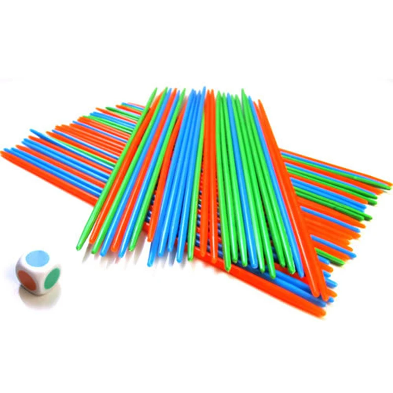 

Plastic 100 Dominate Dice Sticks Board Games for Children Adult Family Count Game Funny Board Game Kids Gift