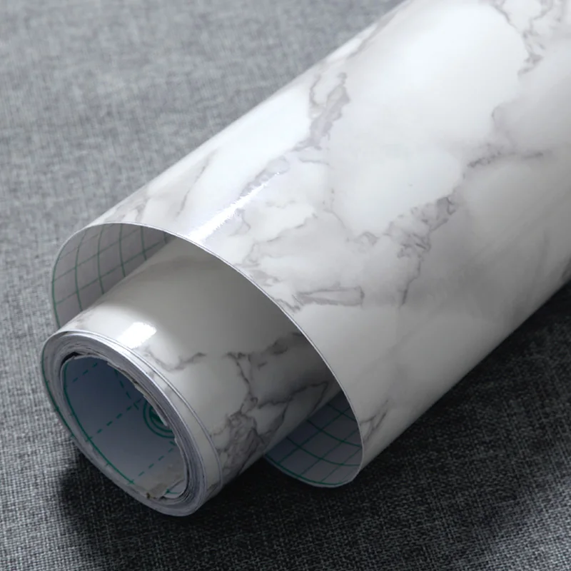 

1.22MX5M Thickening Marble Kitchen Cabinet Countertop PVC Material Self Adhesive Marble Sticker M0040