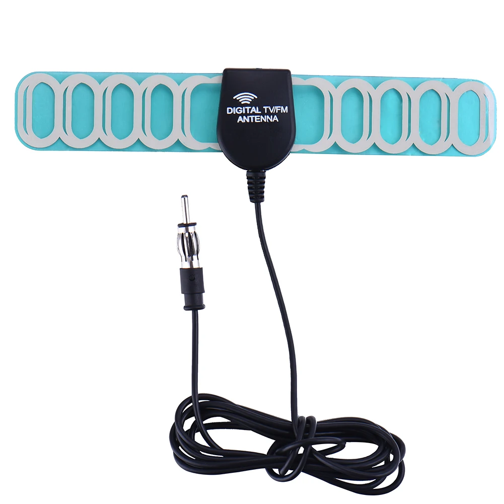 

Car Digital Antenna New Modified Cross-country FM Radio Antenna AM FM Signal Amplifier Reinforcement Windshield Mount Antenna