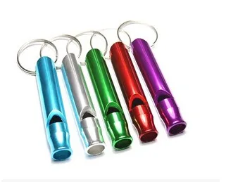

Aluminum alloy whistles lifesaving Survival whistle metal whistle Aluminum alloy