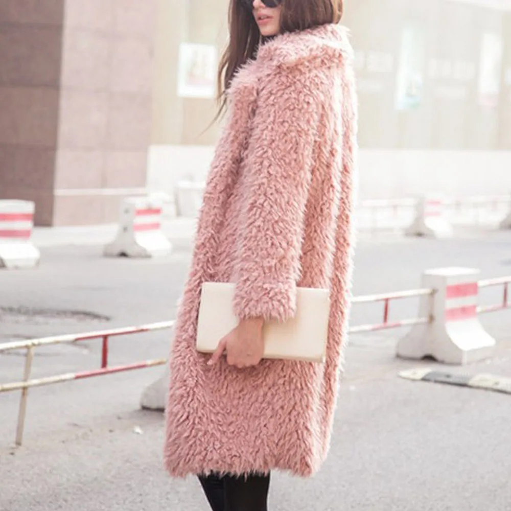 2016 New European Fashion Style Women Coat Long Design Lady Autumn Winter Out Wear Clothing Wide Waisted Full Sleeve Coat CT-01