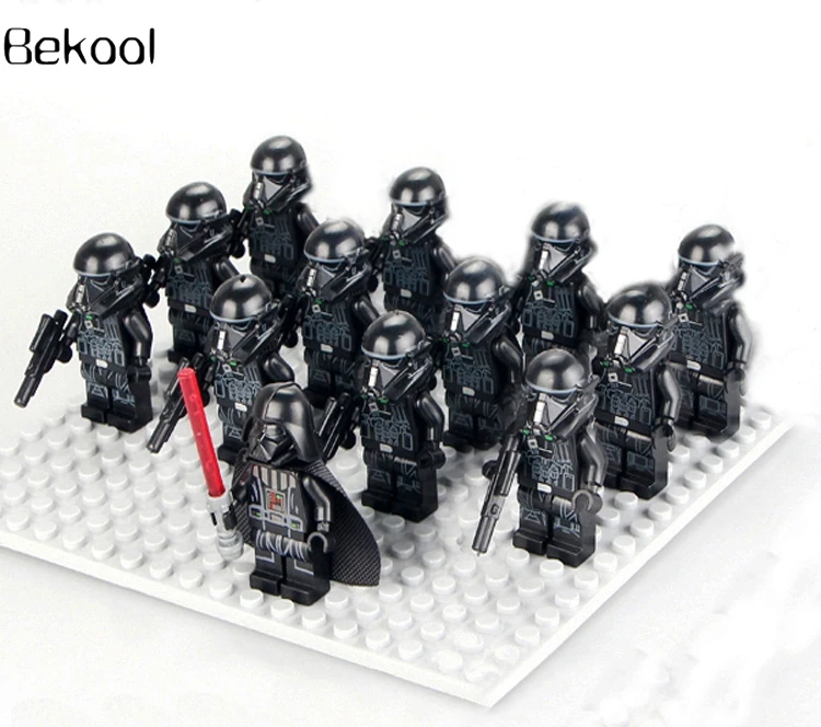 

13Pcs/Lot Star Wars Imperial Death Trooper SW807 action doll building block compatible 75156 brick toys for kids