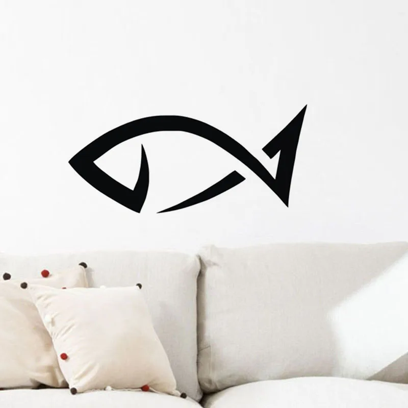 Fish Wall Stickers For Home Ornaments Waterproof Bathroom Wall Decals