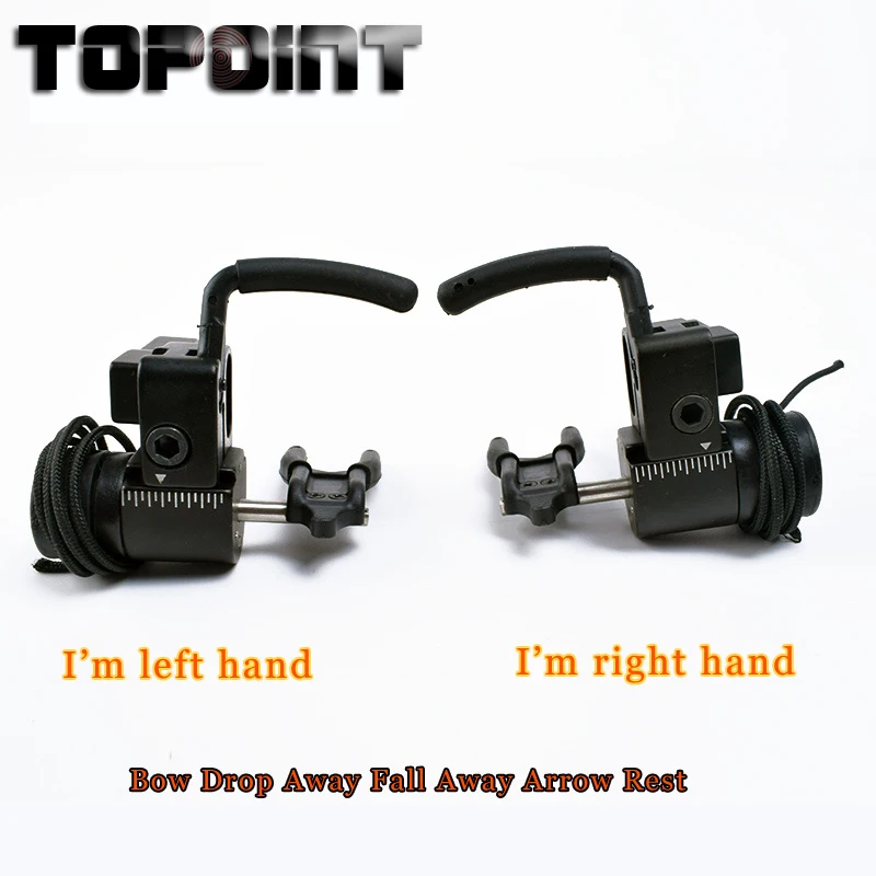 

Archery Drop Arrow Rest TP814 with Lock CNC Aluminum Right Hand and Left Hand Series For Compound Bow Archery Accessories