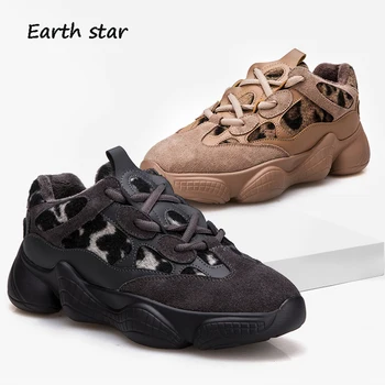

zapatos de mujer Casual Shoes Women Fashion Brand Platform Sneakers Leopard Lady chaussure Autumn New Female Leisure footware