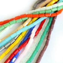 Zhubi cristais de vidro de 3*6mm, cristais prateados, longos, quadrados, joias para artesanato, 80 peças fazer acessórios