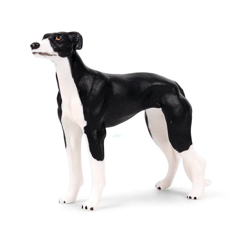 3 "Милая статуя щенка моделирование стоящая собака ABS домашний Декор подарок на день рождения фигурка Коллекционная модель игрушки OPP 8 см B363