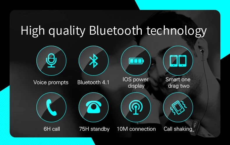 Fineblue F930 Беспроводной наушники Bluetooth наушники Fone де ouvido для телефонных звонков напомнить вибрации носить клип Auriculares