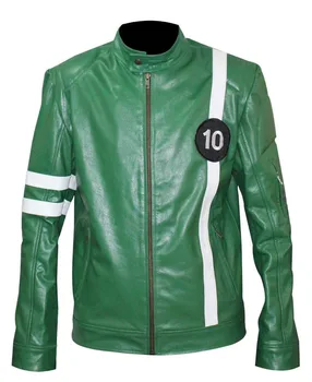 

Ben 10 Cosplay Benjamin Kirby Tennyson green jacket cosplay costume custom made