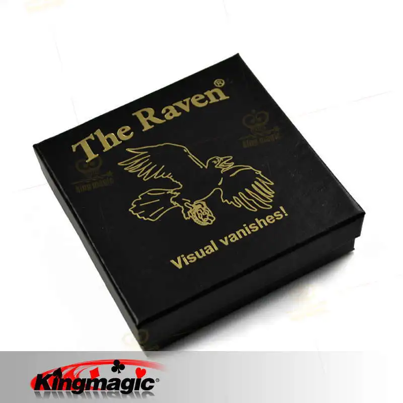 Free Shipping The Raven Magic Tricks/ Great Visual Vanishing Coin Magic close-up Street professional Magic products toys Free Shipping The Raven Magic Tricks/ Great Visual Vanishing Coin Magic close-up Street professional Magic products toys