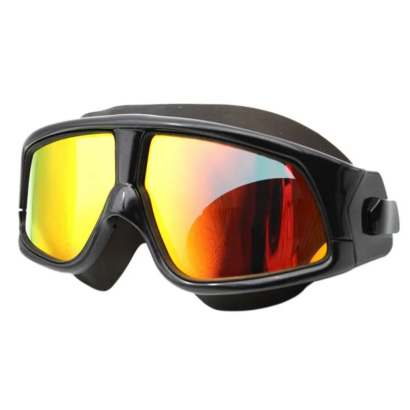 

Swimming Silicone Large Frame Swim Glasses Anti-Fog UV Swim Mask Waterproof Swim Eyewear