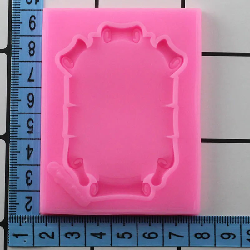 Mujiang рамка силиконовая форма для торта помадка Свадебные украшения торта инструменты для выпечки печенья конфеты Fimo глина шоколадные формы для мастики