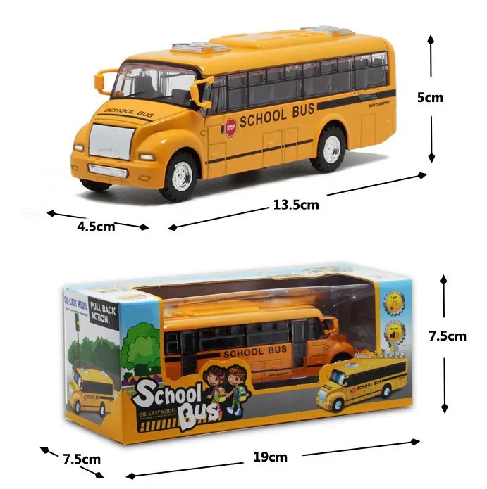 Высокая моделирования школьный автобус, 1:32 Масштаб сплава отступить школьный автобус модель, Diecast автобусы автомобили игрушка, детский подарок