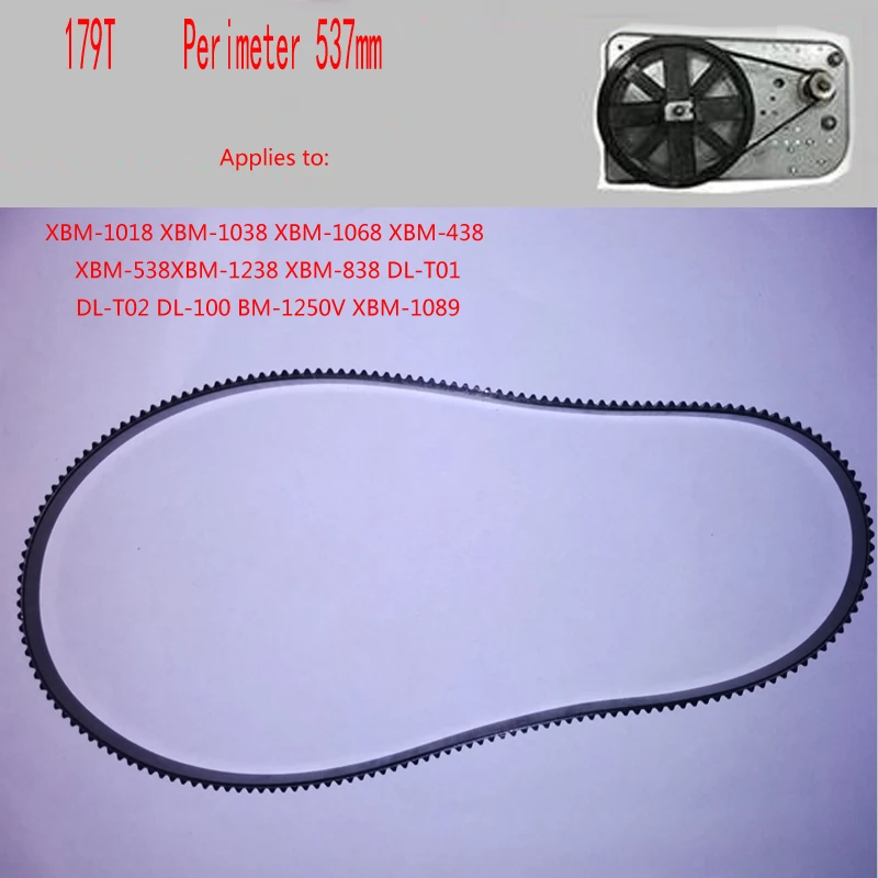 Ремни для хлебопечки, запчасти для хлебопечки 179 T, по периметру 537 мм, конвейерные ленты для хлебопечки, запчасти для кухонной техники
