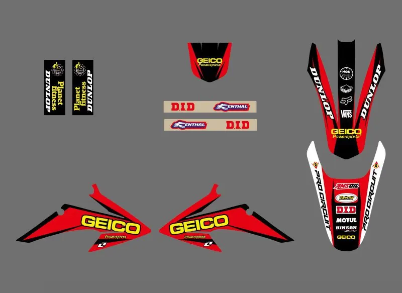 Графические Деколи Для Honda CRF150 CRF230 CRF150F CRF230F 2008 2009 2010 2011 2012 2013 2014 CRF 150 150F 230 230F|decals for