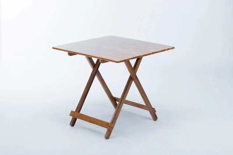 LK635 Bamboo Folding Table Home Small Square Dining Tables ...
