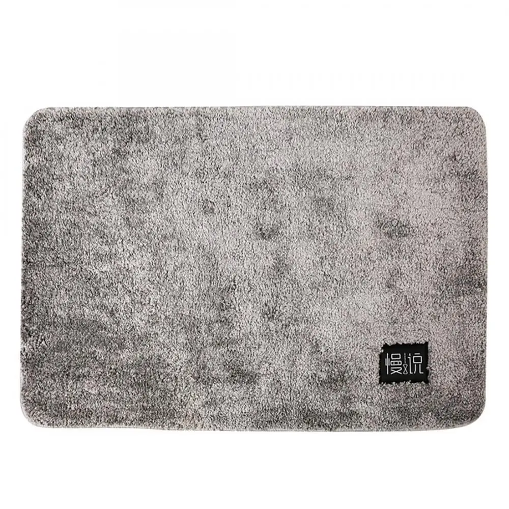 Bath Mat Polyester Carpet Rugs Toilet Funny Bathtub Room Living Room Door Stairs Bathroom Foot Floor Mats Absorbent Floor Mat