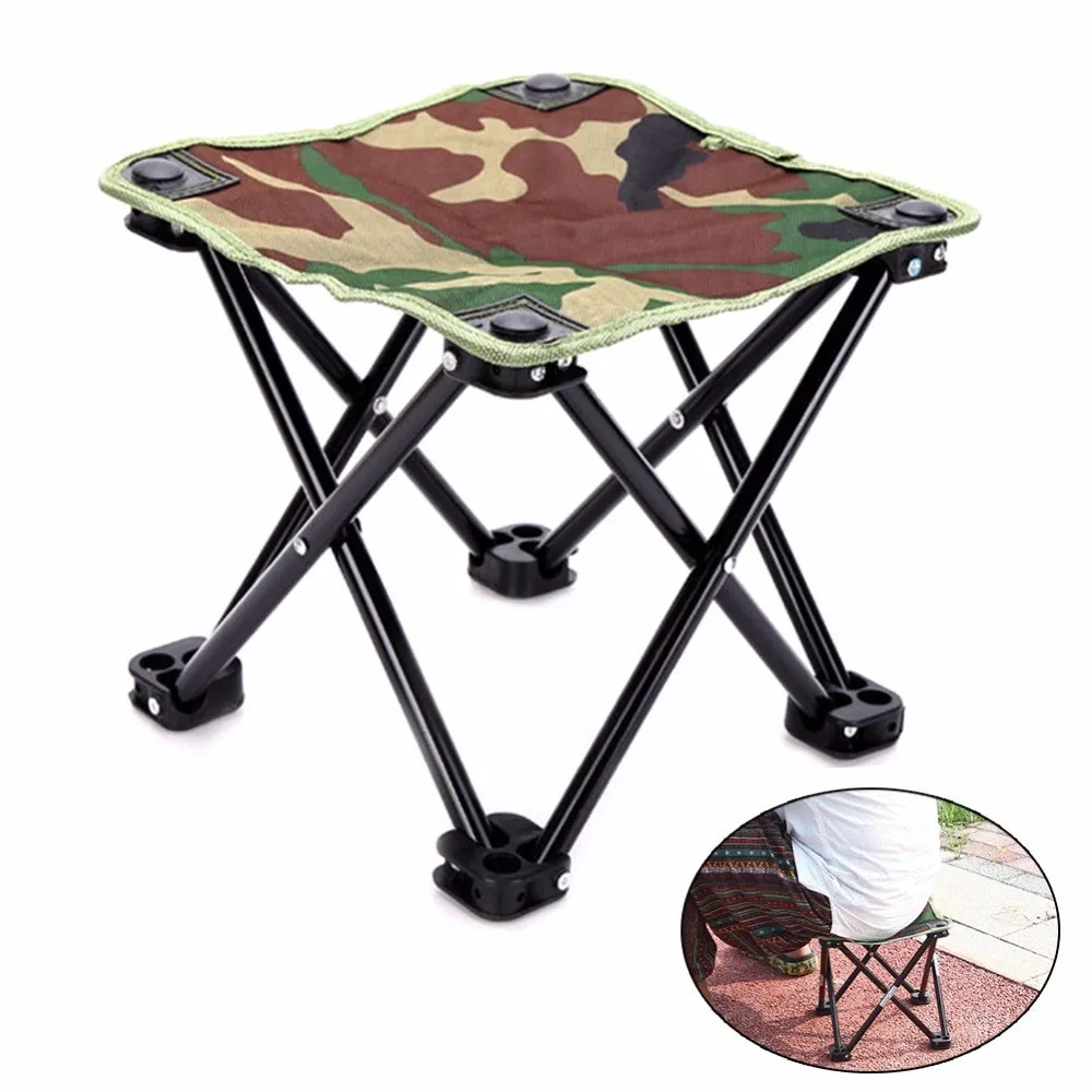 Buy Camo Outdoor Foldable Fishing Chairs Ultra Light Aluminum Alloy Portable