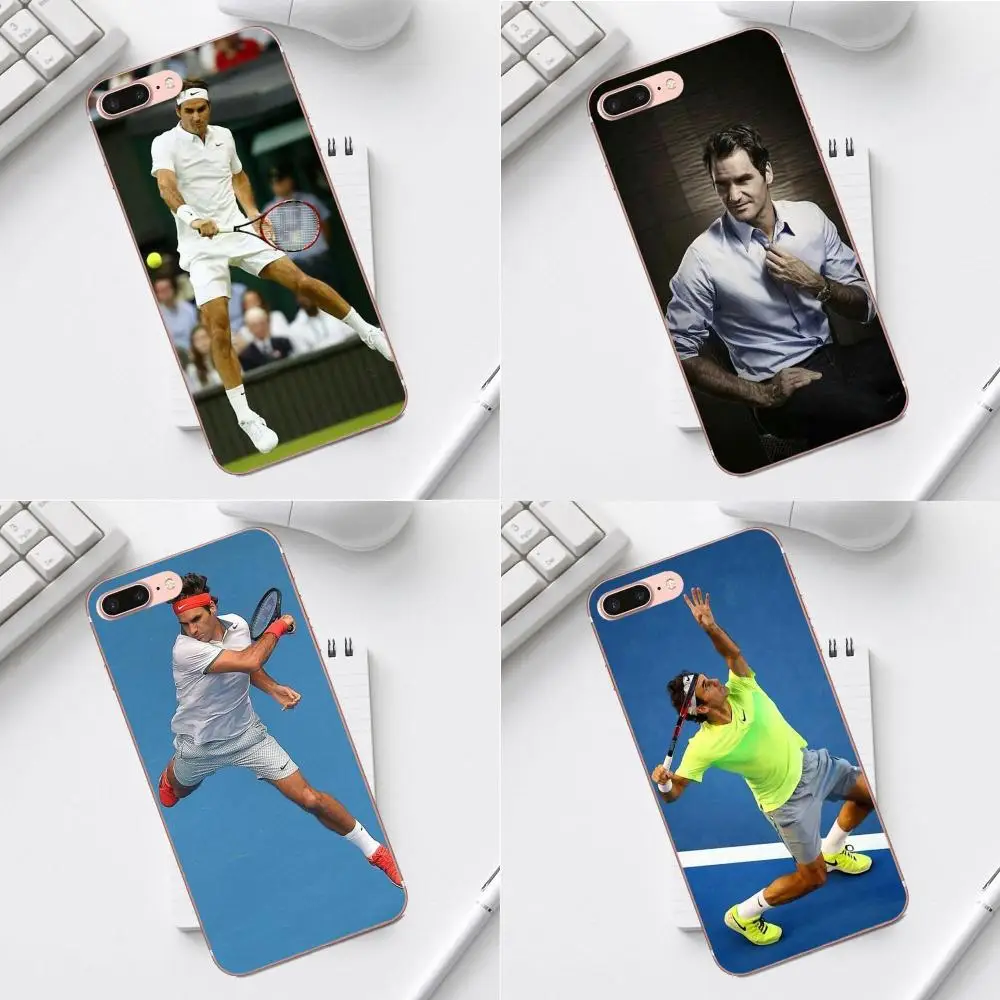 

Qdowpz For Tennis Star Roger Federer Rf For iPhone 4 4S 5 5C SE 6 6S 7 8 Plus X XS Max XR Galaxy A3 A5 J1 J3 J5 J7 2017 Case
