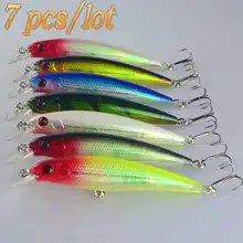 7 PCS Lot Fishing Lur 11cm 13g Portable Fishing Bait Fishing Tackle Artificial fish Lure crankbaits