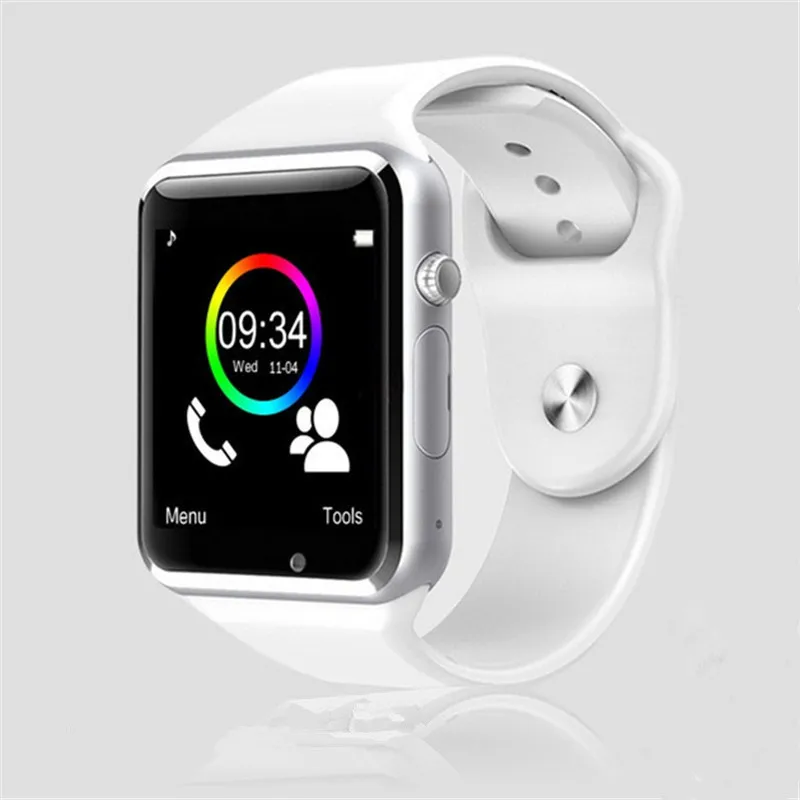 A1 наручные часы Bluetooth умные часы Спорт Шагомер с SIM Камера, умные часы для Android-смартфон России T15 лучше, чем DZ09