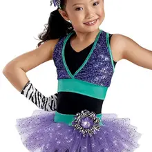 Балетная пачка-трико; Новинка; оригинальные тонкие детские танцевальные костюмы для девочек; сценические игривые яркие юбки-пачки