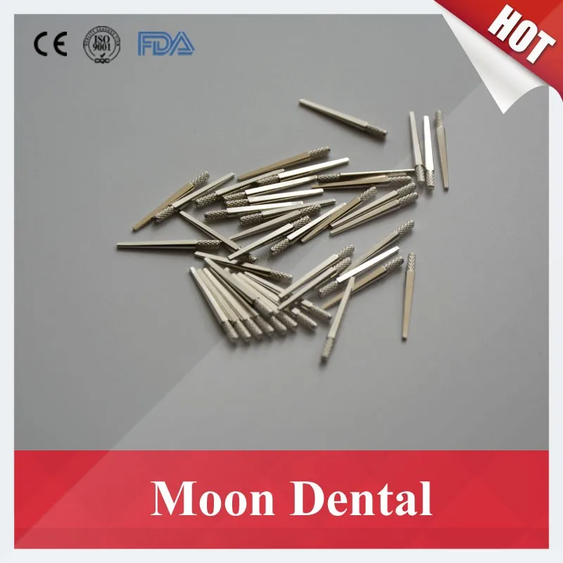 Ferramentas de Material de Laboratório Pinos de Bronze Prateados para o Laboratório Dental Pequeno Peças Caixa 7 2.2*22mm Dentários 1000 - 8 Cheap Utensílios de cuidado facial